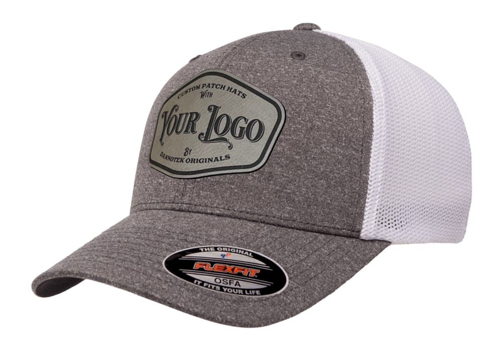 Custom Flexfit Melange Trucker Patch Hats